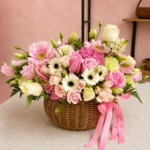 arreglo floral "elegancia geométrica"