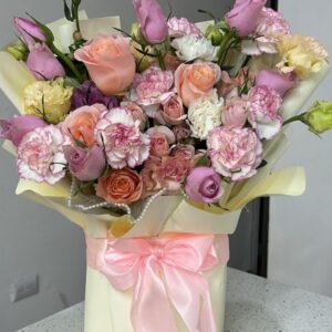 bouquet pastel amour